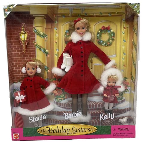 holiday sisters barbie|barbie holiday sisters gift set.